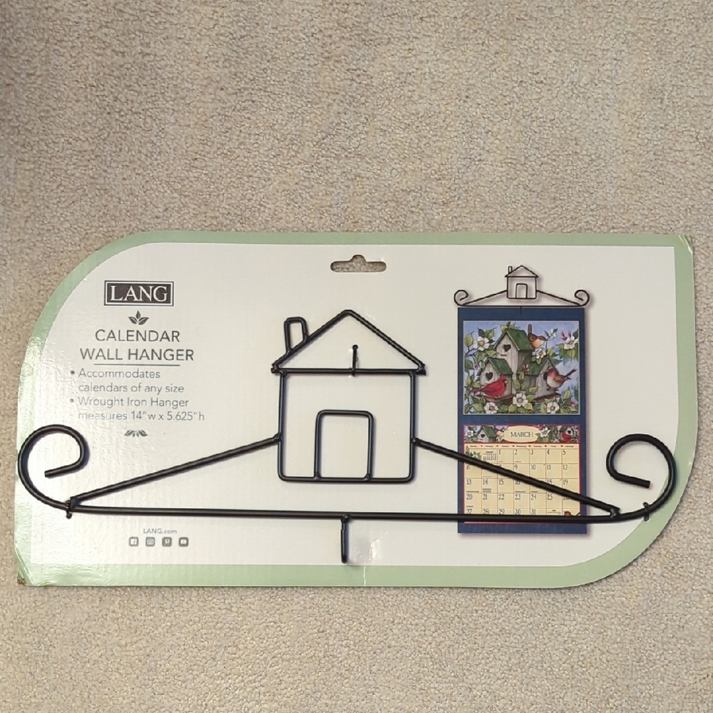 Wrought Iron Calendar Wall Hanger